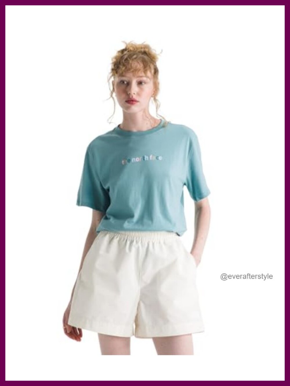 Women's Cotton Relaxed Fit Short Sleeve Logo Tee